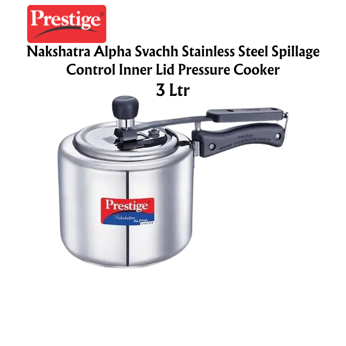 Prestige nakshatra alpha stainless discount steel pressure cooker 5 litres