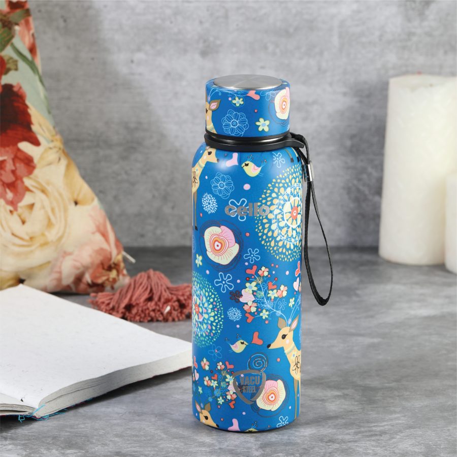 Cello vacu store steel water bottle