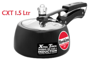 Hawkins Contura Black XT Stainless Steel Inner Lid Pressure