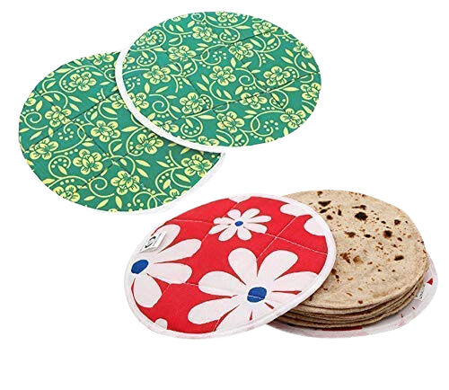 SURVI - 100% Pure Cotton Roti Rumal/Roti Cover (Floral) - Premium Roti Rumal from Survi - Just Rs. 99! Shop now at Surana Sons