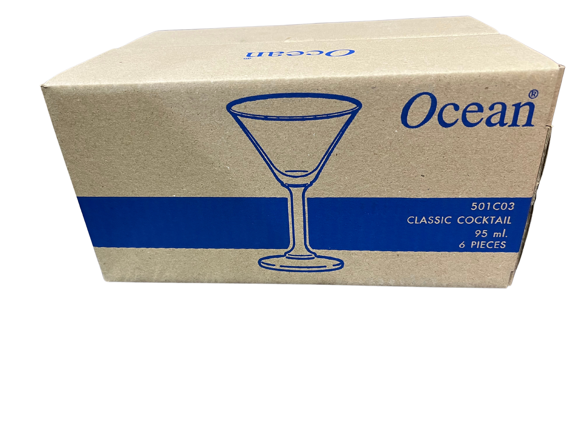 Ocean Classic Cocktail Set, Stemware Glass Tumbler, Set of 6, Transparent, Used for Holding and Serving Martini or Other Cocktails - Premium Cocktail Stemware from Ocean - Just Rs. 930! Shop now at Surana Sons