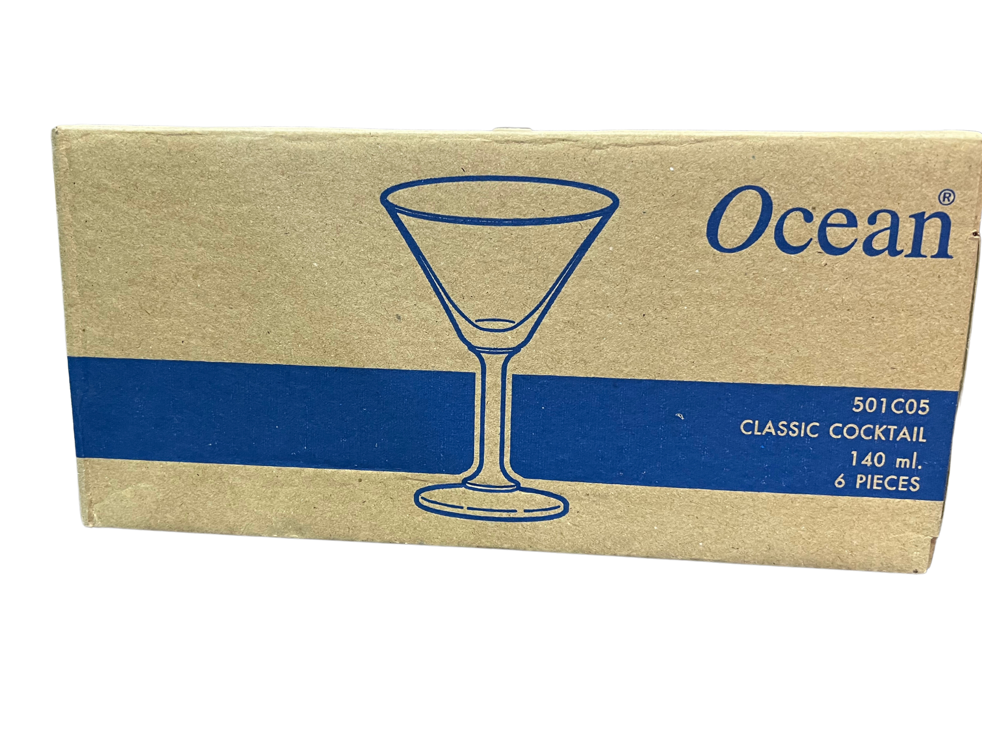 Ocean Classic Cocktail Set, Stemware Glass Tumbler, Set of 6, Transparent, Used for Holding and Serving Martini or Other Cocktails - Premium Cocktail Stemware from Ocean - Just Rs. 930! Shop now at Surana Sons