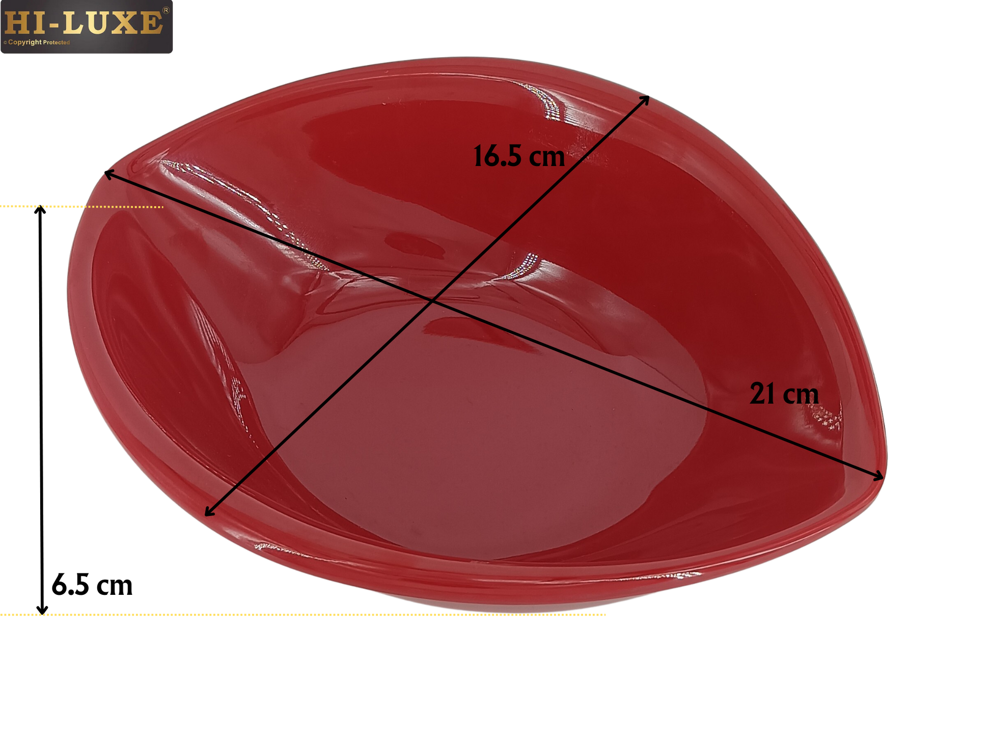 HILUXE Pure Melamine Boat Bowl OB-750 | Set of 2 | Break Resistant - Premium Melamine Serving Platter from Hiluxe - Just Rs. 750! Shop now at Surana Sons