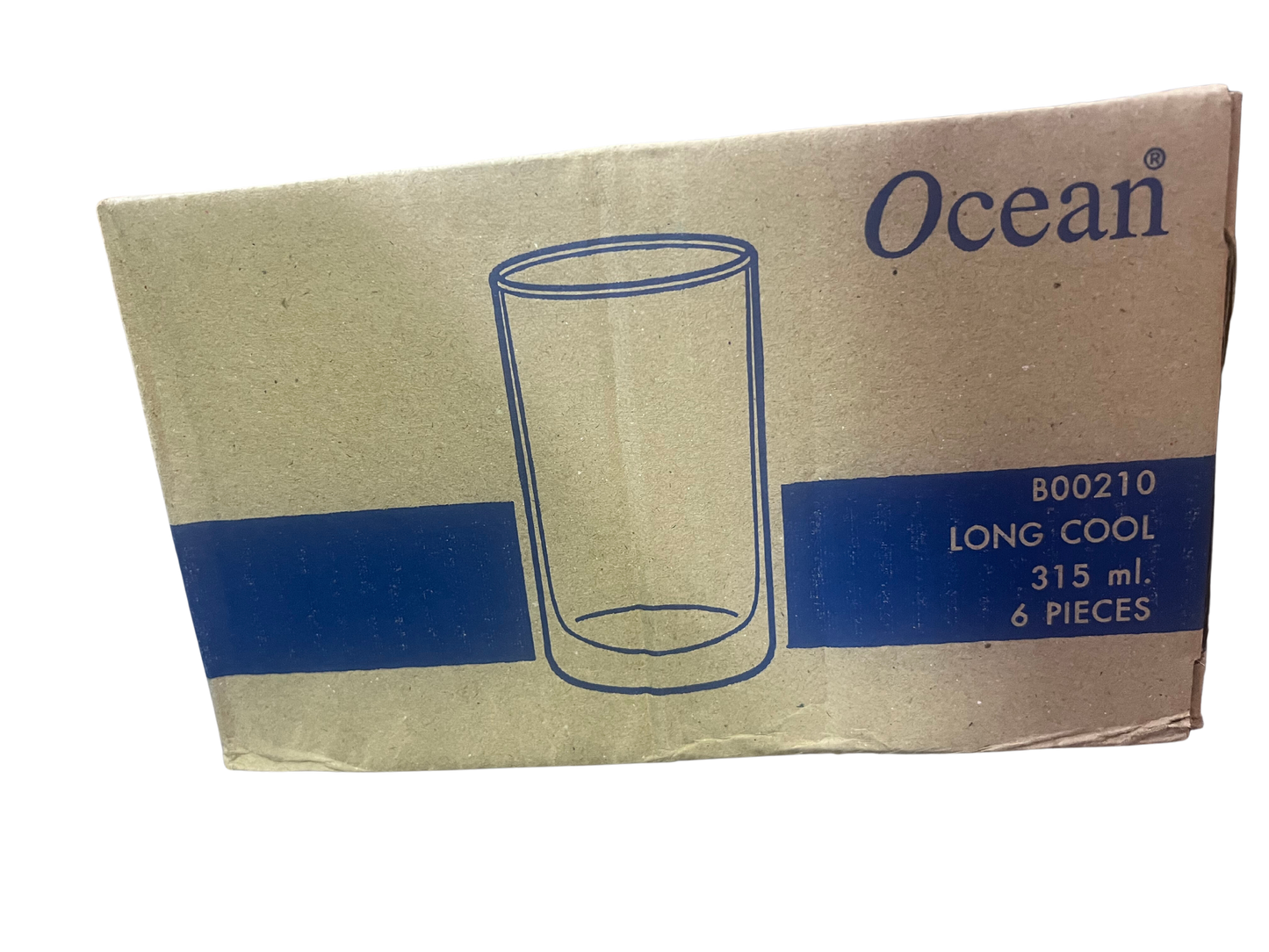 Ocean Long Cool Tumbler Set, 6-Pieces Set - Premium glass tumblers from Ocean - Just Rs. 496! Shop now at Surana Sons