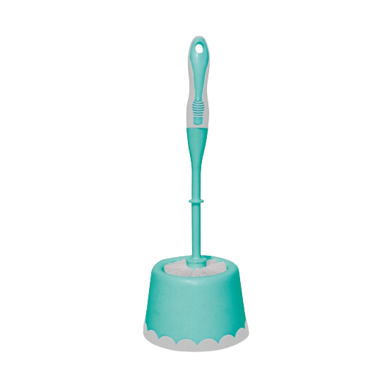 Spotzero by Milton Round Toilet Brush Caddy Round (Aqua Green) - Premium Toilet Brush from milton spotzero - Just Rs. 240! Shop now at Surana Sons