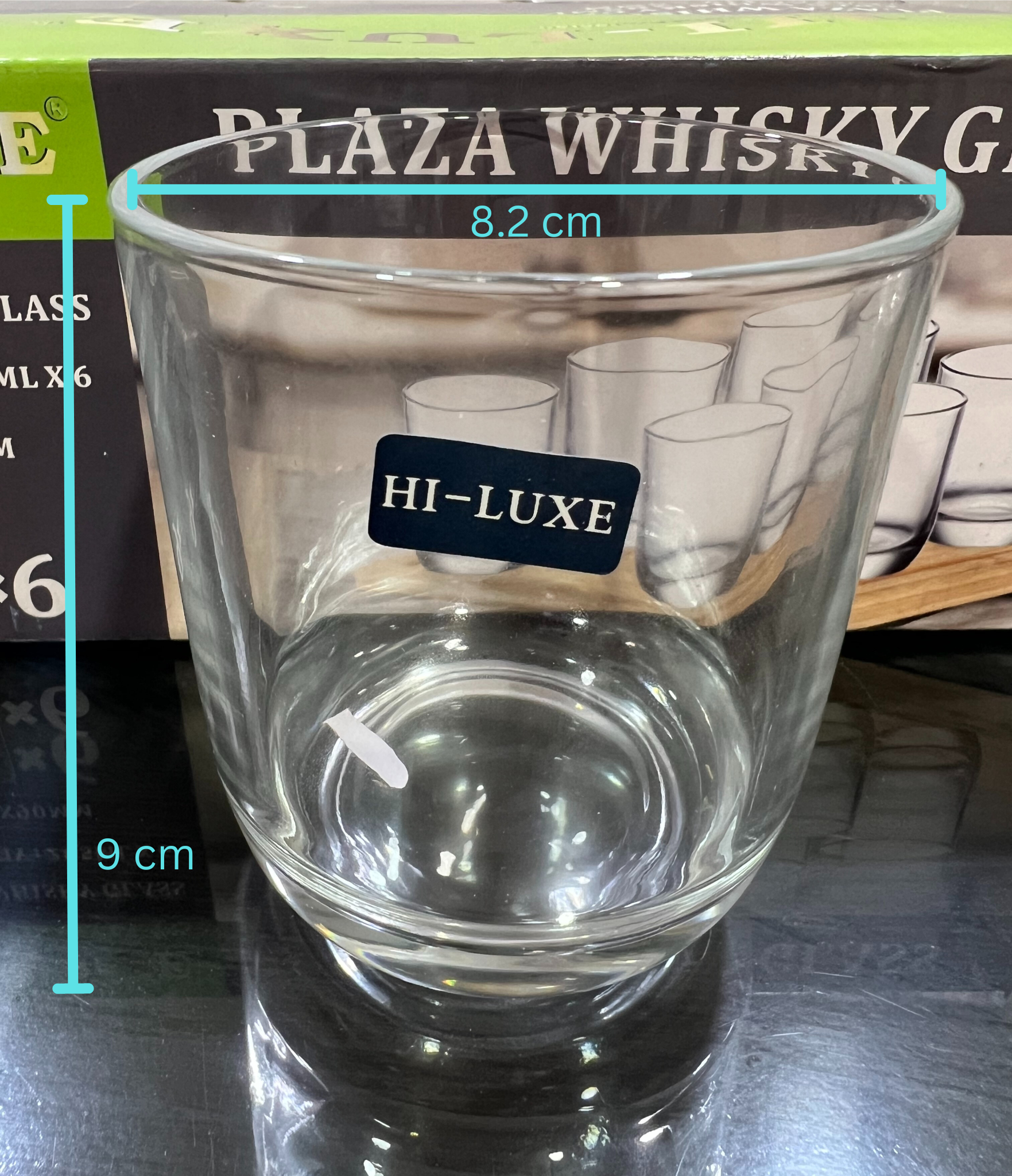 Hi-Luxe Plaza Glass 285 ML | Glass Tumbler | Transparent | Home, Dining, Office, Restaurant - Premium glass tumblers from Hiluxe - Just Rs. 479! Shop now at Surana Sons