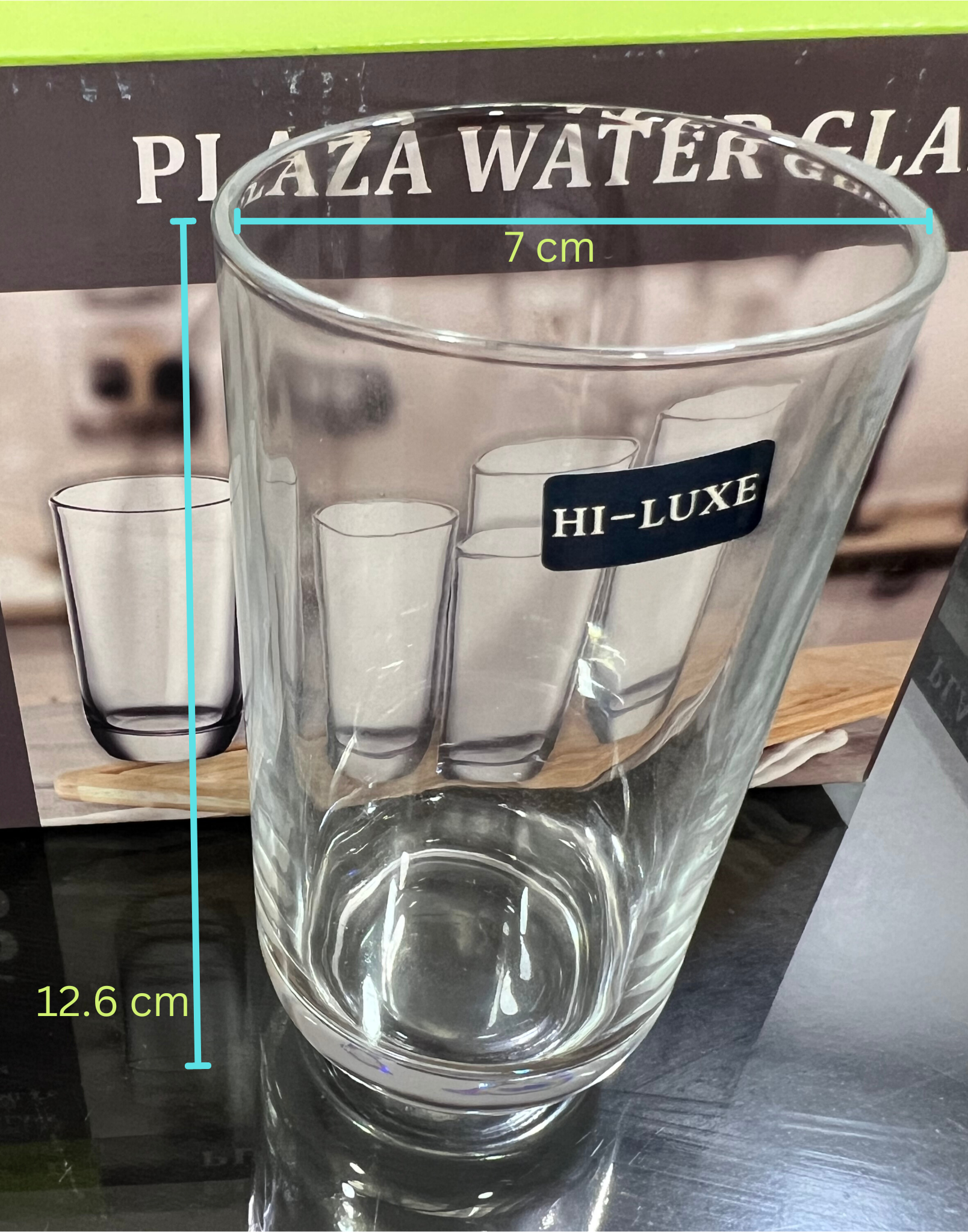 Hi-Luxe Plaza Glass 285 ML | Glass Tumbler | Transparent | Home, Dining, Office, Restaurant - Premium glass tumblers from Hiluxe - Just Rs. 479! Shop now at Surana Sons