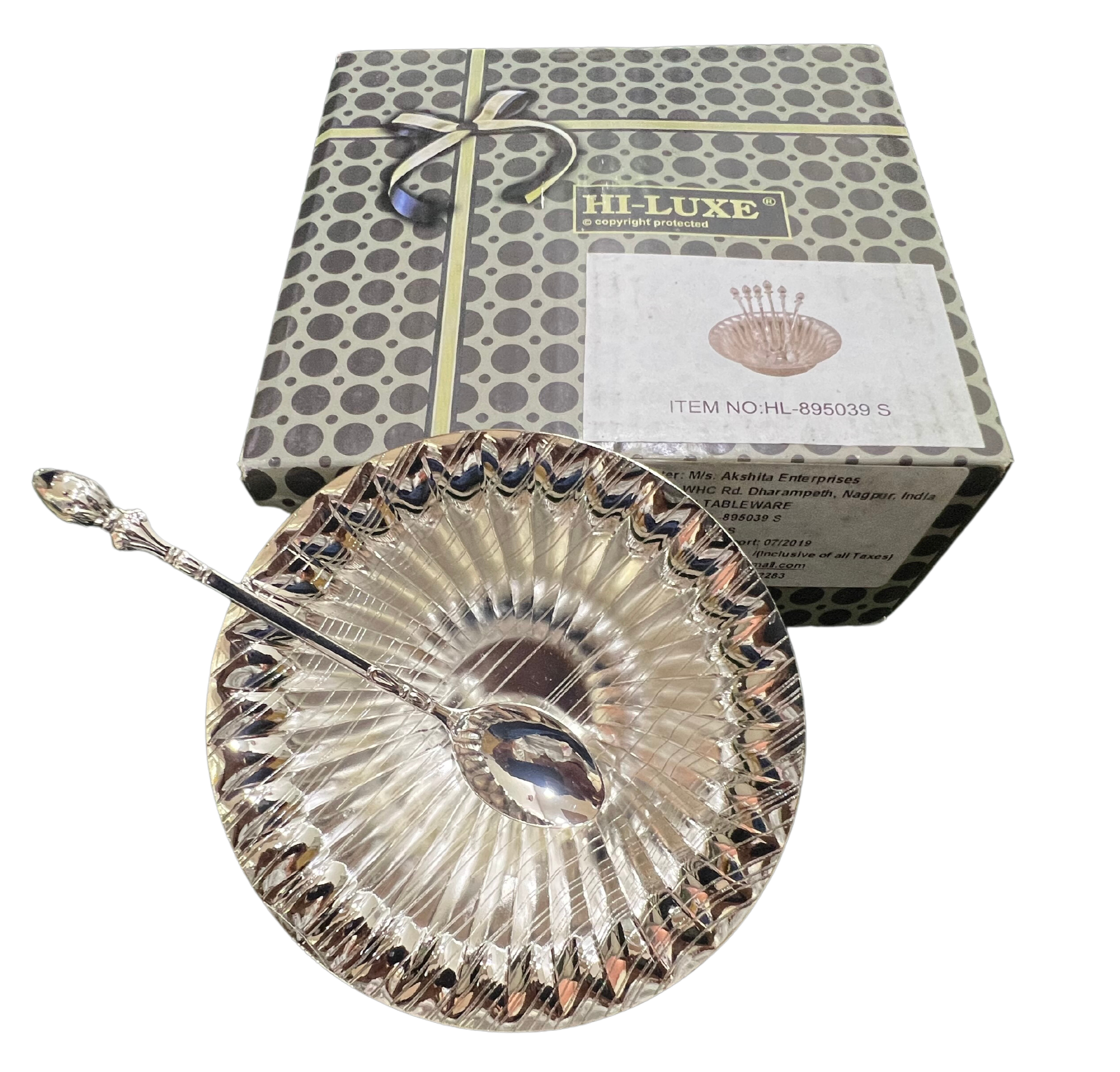 Silver Coated Gift Set at best price in Agra by Euro Secrities | ID:  12365426573