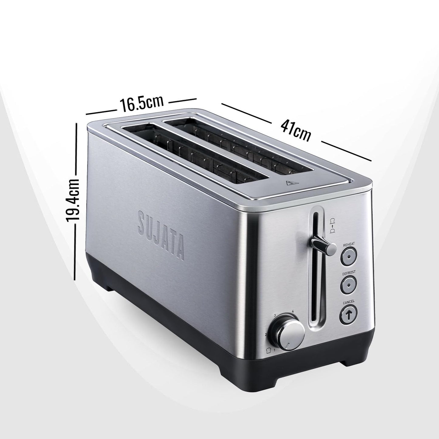 Sujata Pop-up 2/4 Slice Toaster | Cool Touch SS Body - Premium Bread Toaster from Sujata - Just Rs. 2620! Shop now at Surana Sons