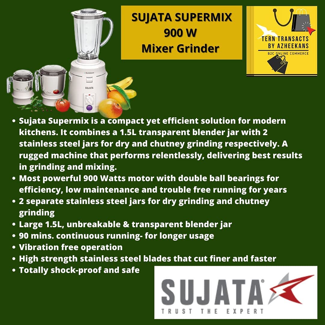 Sujata super deals mixer grinder price