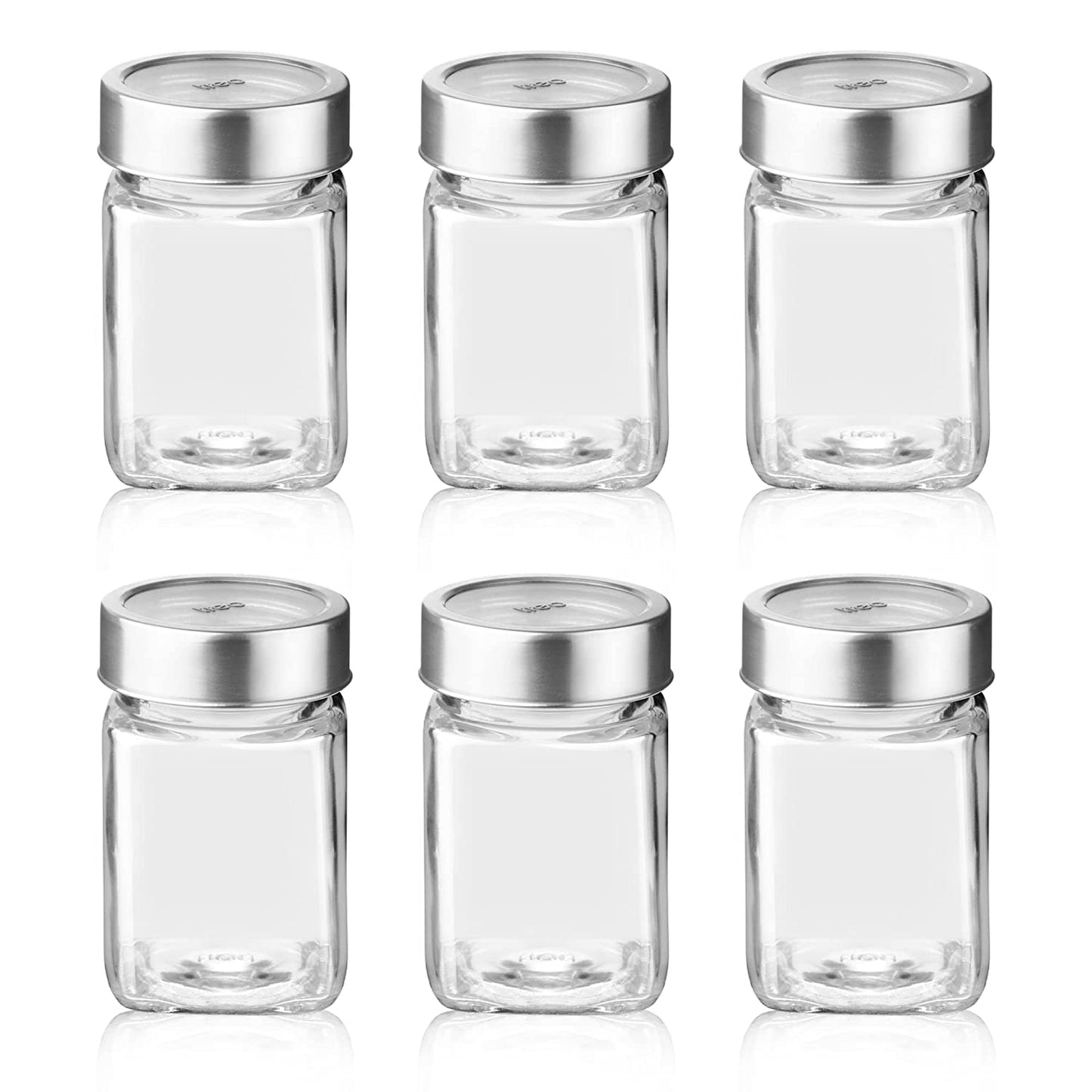 Treo By Milton Cube Storage Glass Jar, Transparent | BPA Free | Storage Jar | Kitchen Organizer | Modular | Multipurpose Jar - Premium Storage Jar from Milton Treo - Just Rs. 299! Shop now at Surana Sons