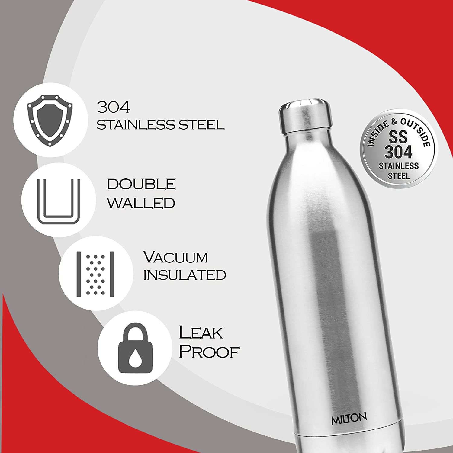 Milton Duo 1000 Thermosteel 24 Hours Hot & Cold Water Bottle Leak