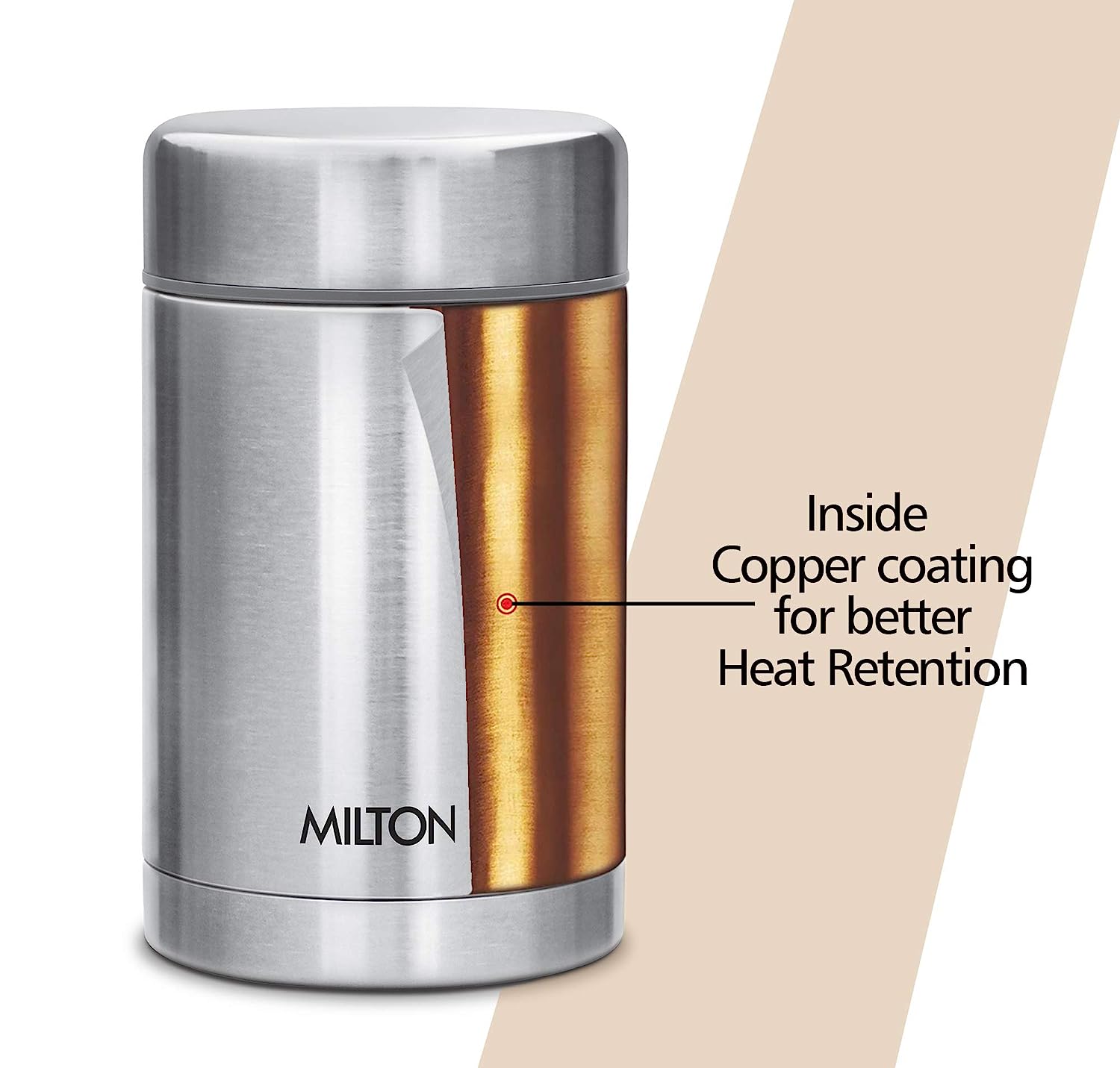 Milton Thermosteel Hot and Cold Soup Flask 515 ml Pink