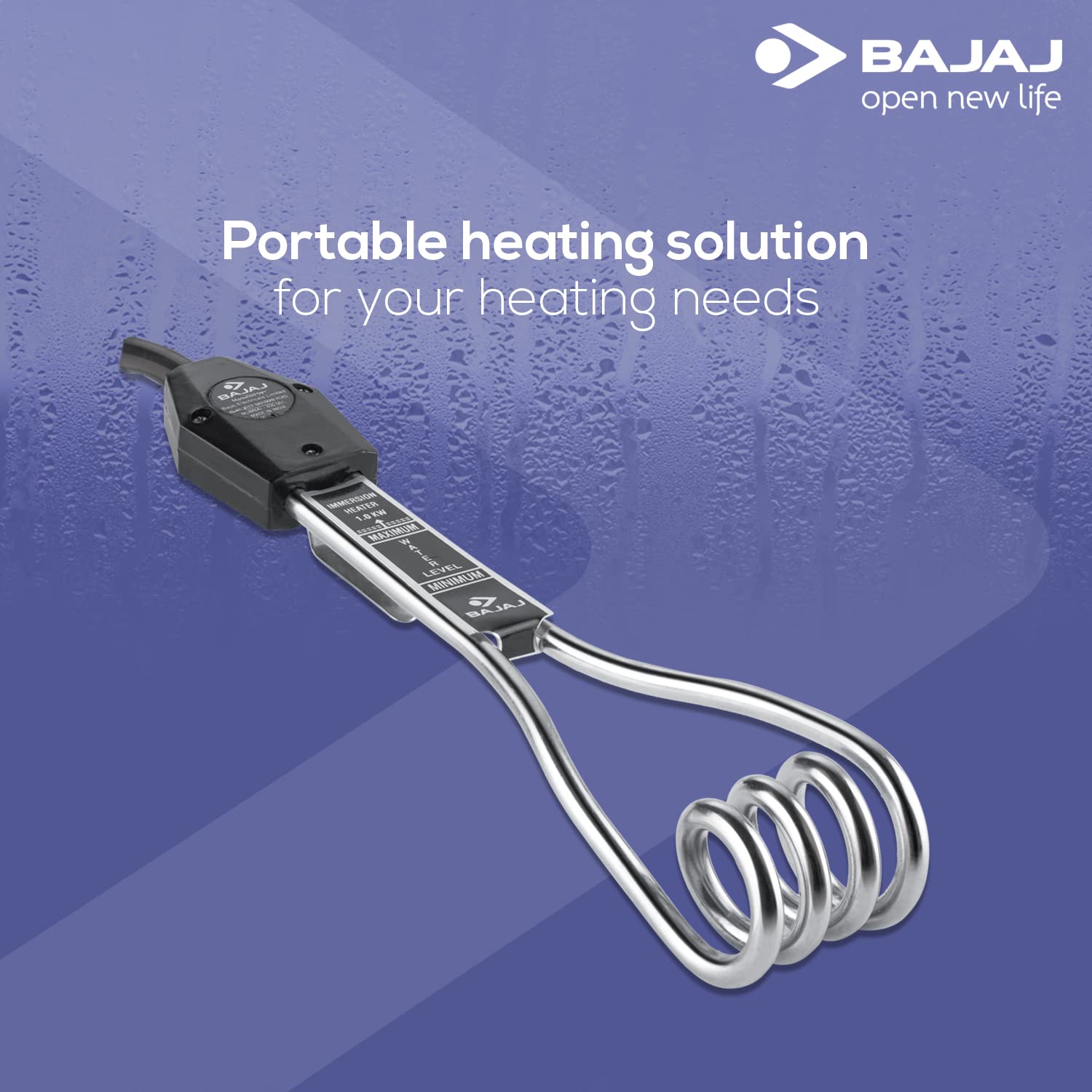 Bajaj Waterproof Immersion Rod Water Heater - Premium Immersion Rod from Bajaj - Just Rs. 595! Shop now at Surana Sons