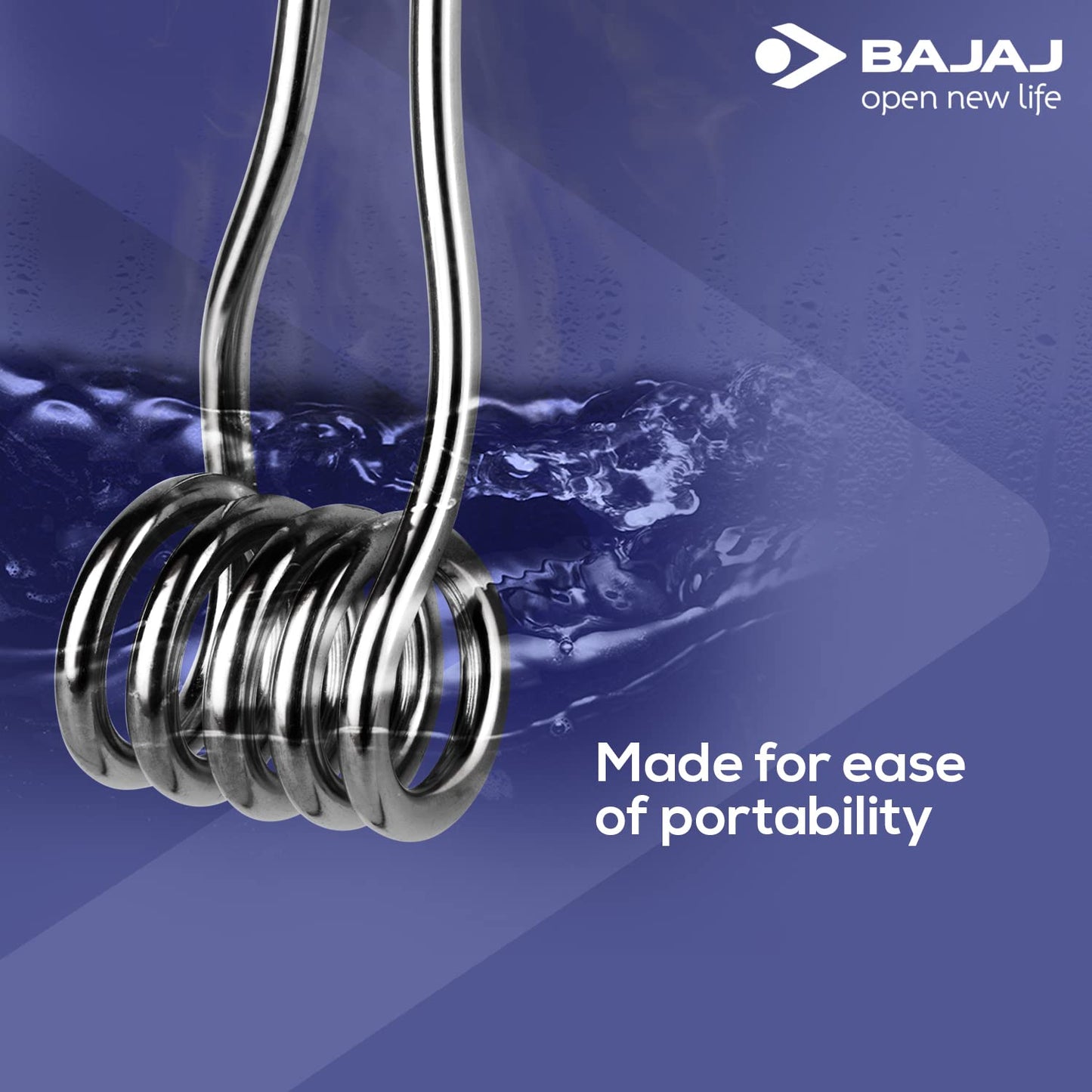 Bajaj Waterproof Immersion Rod Water Heater - Premium Immersion Rod from Bajaj - Just Rs. 595! Shop now at Surana Sons