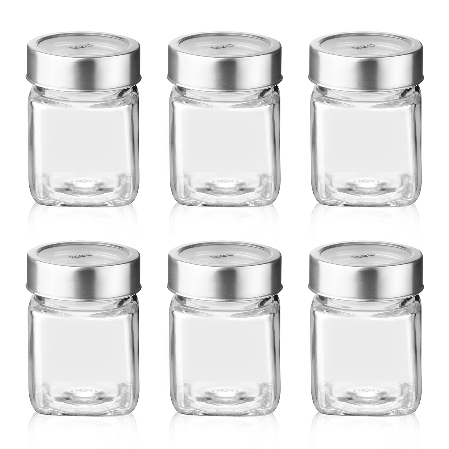 Treo By Milton Cube Storage Glass Jar, Transparent | BPA Free | Storage Jar | Kitchen Organizer | Modular | Multipurpose Jar - Premium Storage Jar from Milton Treo - Just Rs. 299! Shop now at Surana Sons