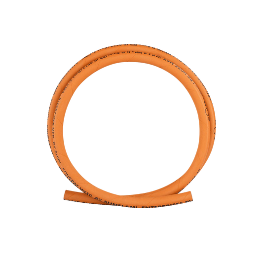 Sunflame 1.5 Mtr LPG Rubber Hose Pipe with Reinforced Steel Wire, ISI Certified (Orange) - Premium Gas Pipe from Sunflame - Just Rs. 199! Shop now at Surana Sons
