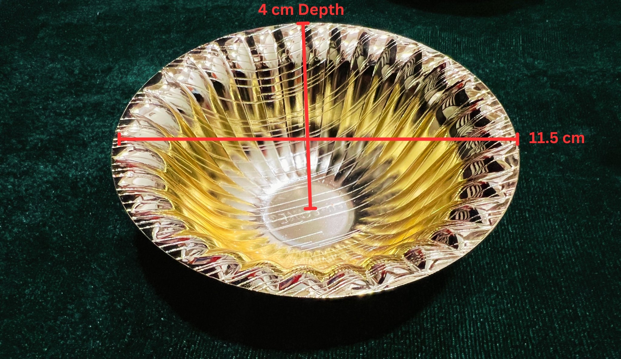 Round Freshy Royal Celebration Glass Bowl Set, For Home at Rs 27/set in  Firozabad