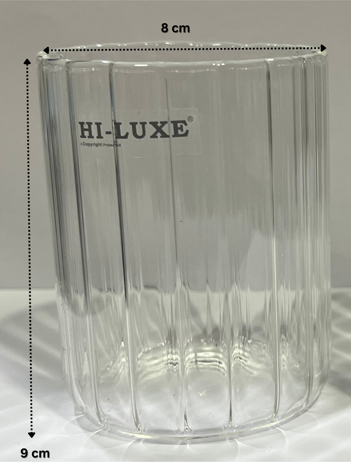 Hiluxe Feather Light Swift Glass | 2 Pcs Set | Gift Box | Ideal for Gifting | - Premium glass tumblers from Hiluxe - Just Rs. 270! Shop now at Surana Sons