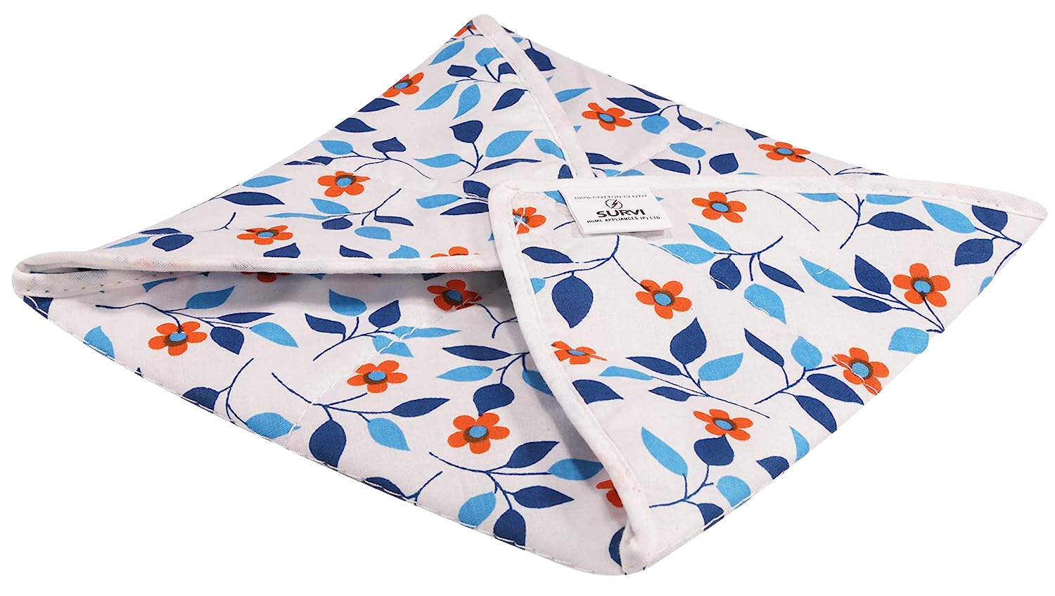 SURVI - 100% Pure Cotton Roti Rumal/Roti Cover (Floral) - Premium Roti Rumal from Survi - Just Rs. 99! Shop now at Surana Sons