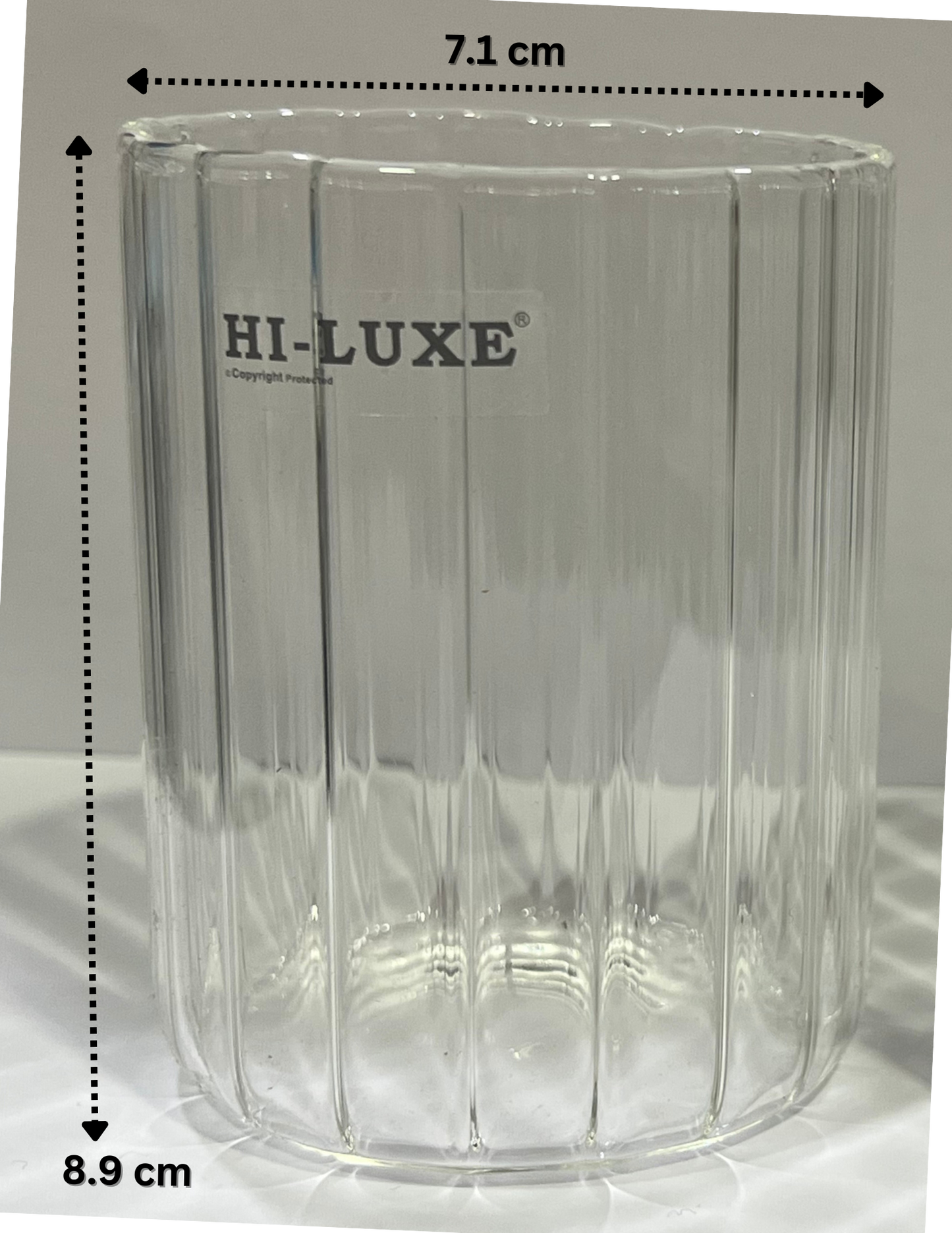 Hiluxe Feather Light Swift Glass | 2 Pcs Set | Gift Box | Ideal for Gifting | - Premium glass tumblers from Hiluxe - Just Rs. 270! Shop now at Surana Sons