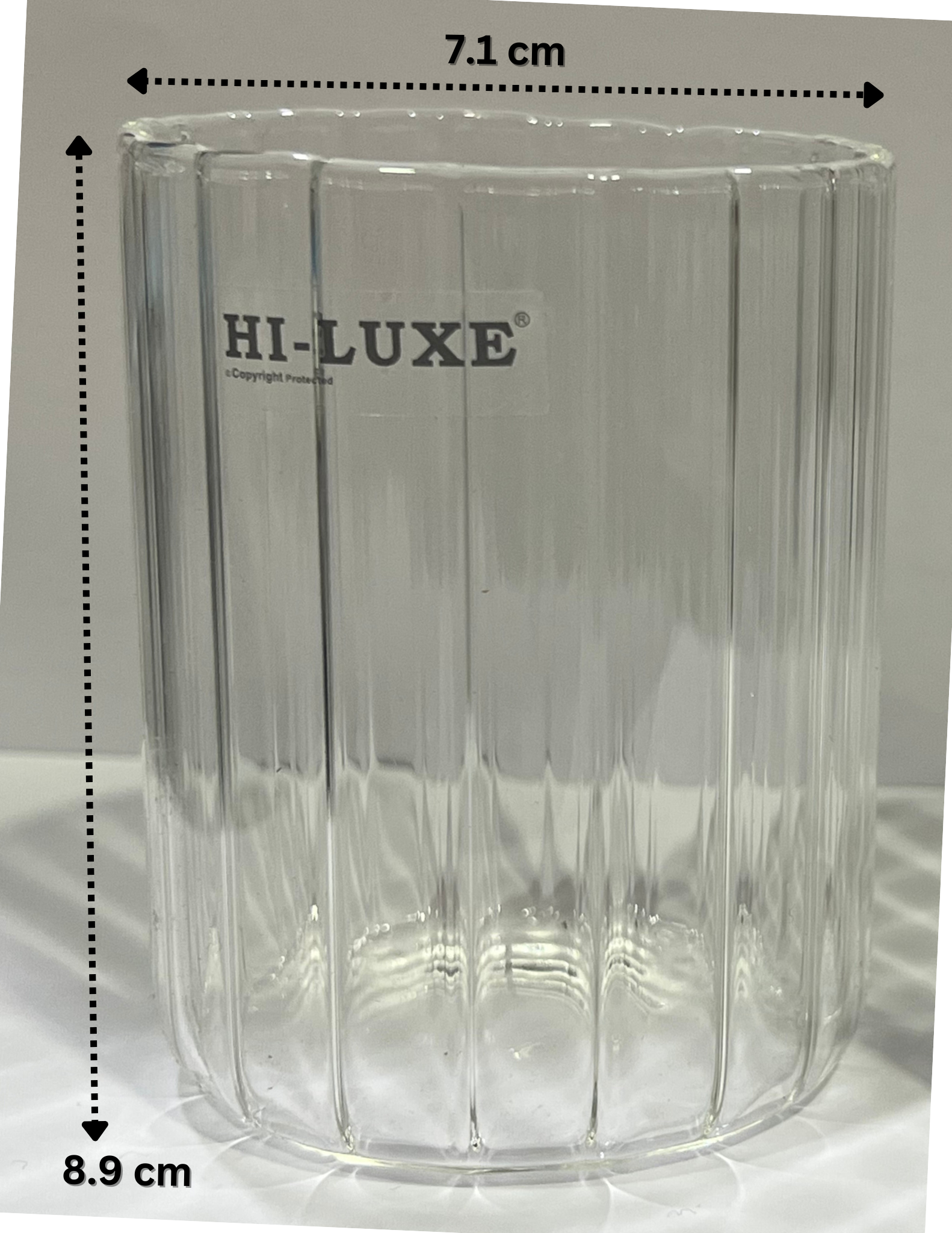 Hiluxe Feather Light Swift Glass | 2 Pcs Set | Gift Box | Ideal for Gifting | - Premium glass tumblers from Hiluxe - Just Rs. 270! Shop now at Surana Sons