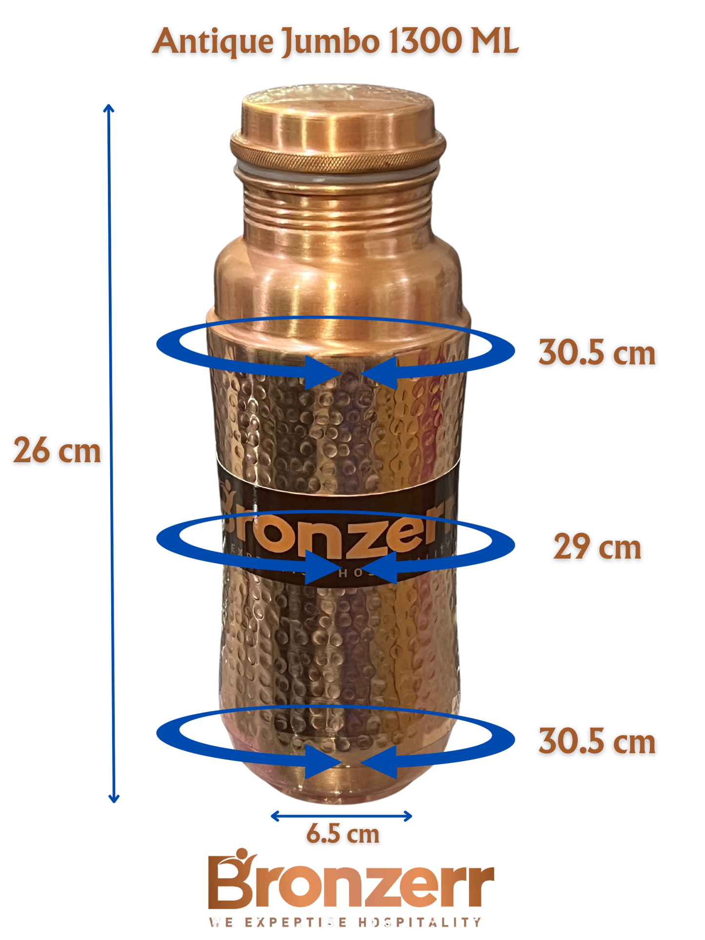 Bronzerr Copper Bottles | Pure Copper | Plain Or Color Electroplated Outside | Color Gift Box | Ideal Gift - Premium copper water bottles from Bronzerr - Just Rs. 780! Shop now at Surana Sons