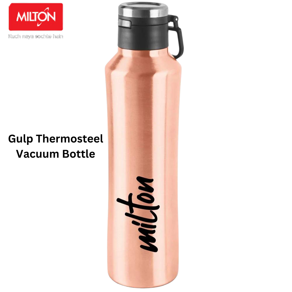 Milton Gulp Thermosteel Vacuum Bottle | Hot & Cold - Premium Hot & Cold Steel water bottle from Milton - Just Rs. 816! Shop now at Surana Sons