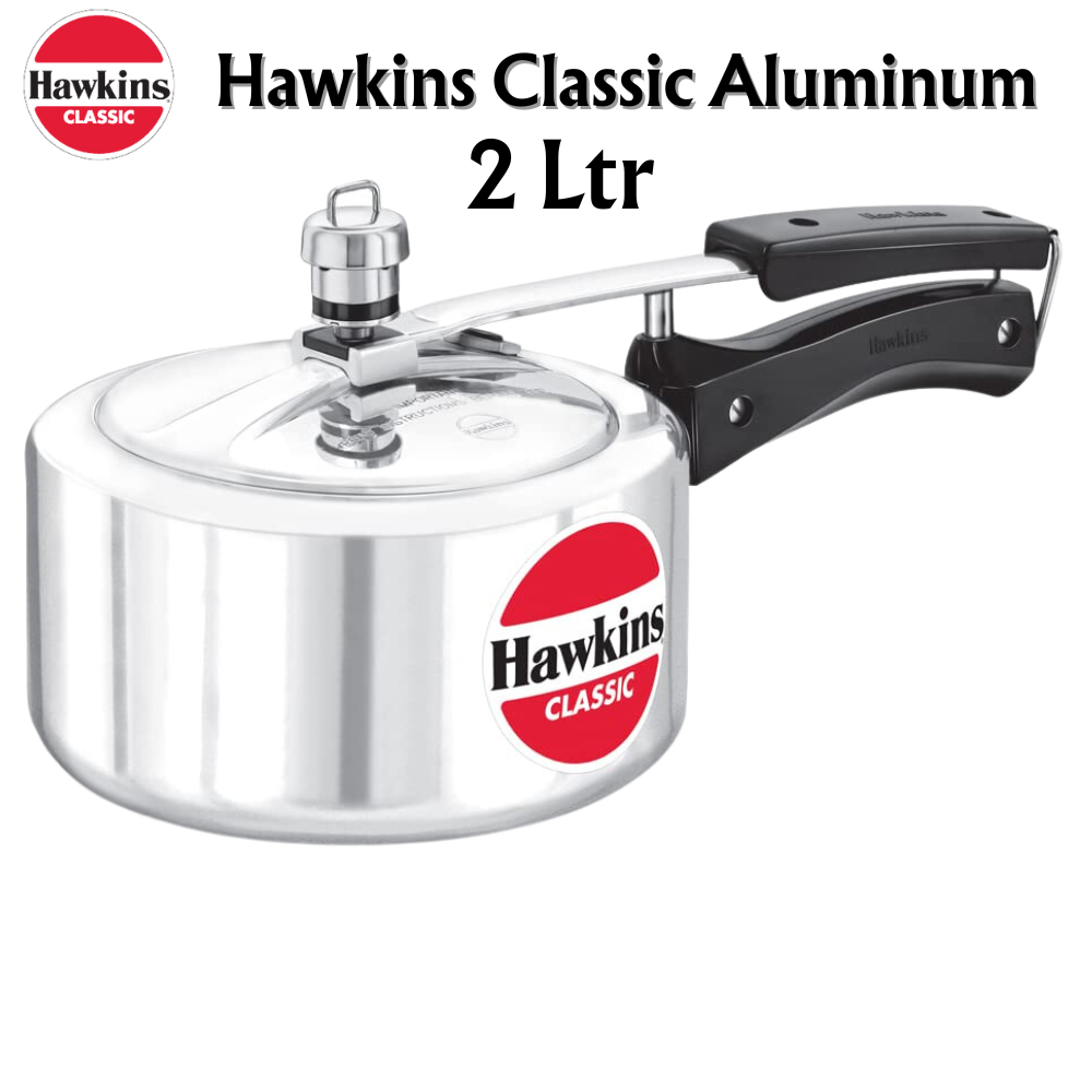 Hawkins Classic Aluminum Pressure Cookers | Inner Lid - Premium Aluminium Pressure Cooker from Hawkins - Just Rs. 1058! Shop now at Surana Sons