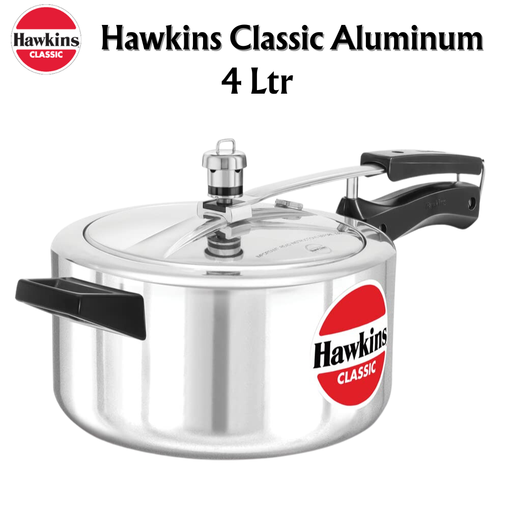 Hawkins Classic Aluminum Pressure Cookers | Inner Lid - Premium Aluminium Pressure Cooker from Hawkins - Just Rs. 1058! Shop now at Surana Sons