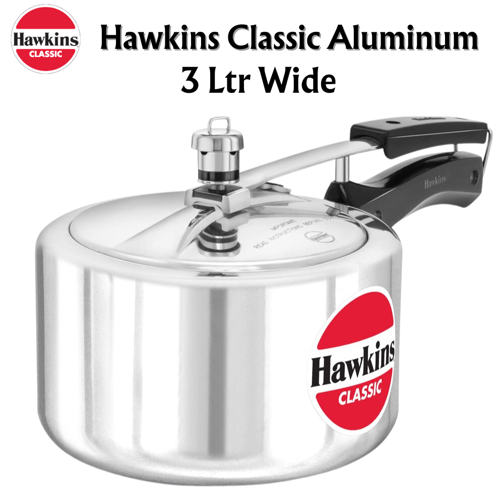 Hawkins Classic Aluminum Pressure Cookers | Inner Lid - Premium Aluminium Pressure Cooker from Hawkins - Just Rs. 1058! Shop now at Surana Sons