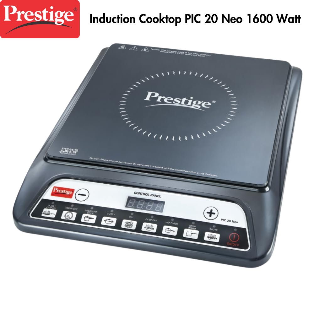 Prestige PIC 20 NEO Induction Cooktop 1600 Watt - Premium Induction Cooktop from prestige - Just Rs. 2150! Shop now at Surana Sons