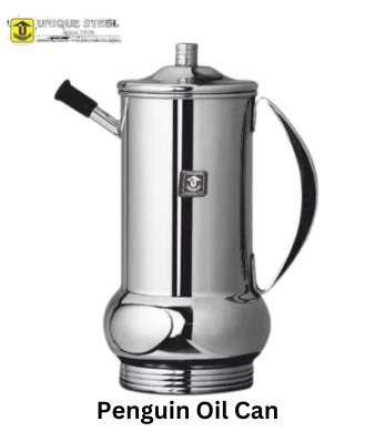 Unique Stainless Steel Premium Oil Dispenser, Oil Pourer, Oil Can with nozzle cover | Mirror Polish - Premium SS Oil Can from Unique - Just Rs. 599! Shop now at Surana Sons