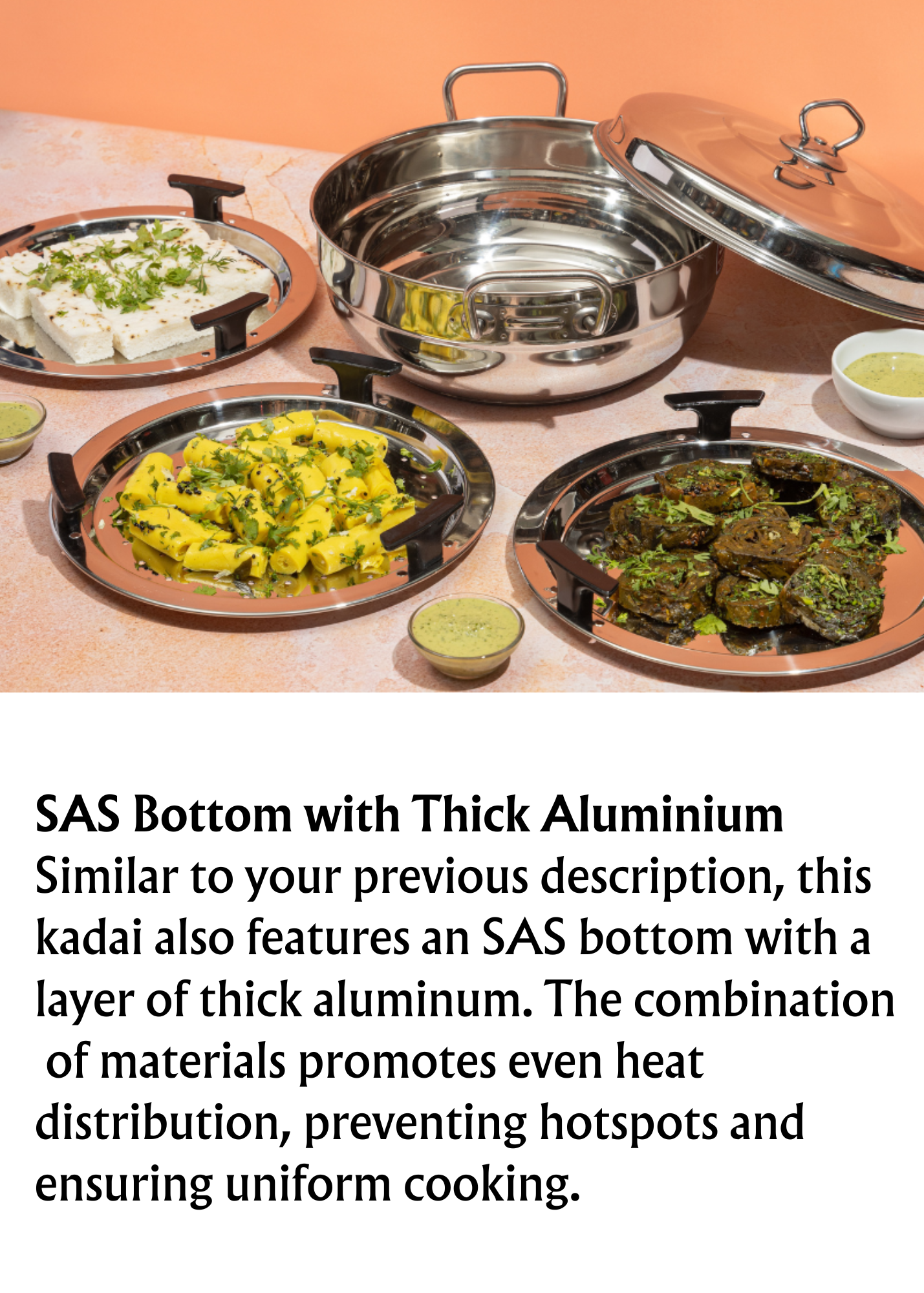 Vinod Stainless Steel 7 pcs Deluxe Multi Kadai (Induction Friendly) with Stainless Steel lid, 2 idli Plates, 2 dhokla Plates, 1 patra Plate and 1 Mini idli Plate - Premium multikadhai from vinod - Just Rs. 2699! Shop now at Surana Sons