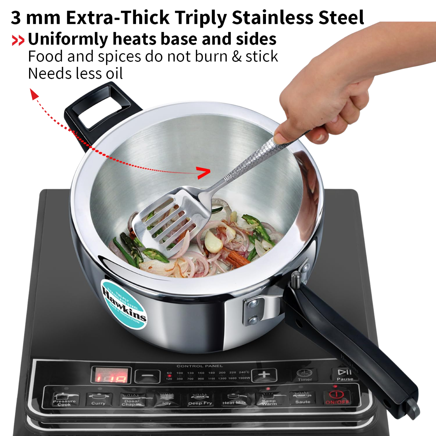 Pressure cooker 2024 for induction stove