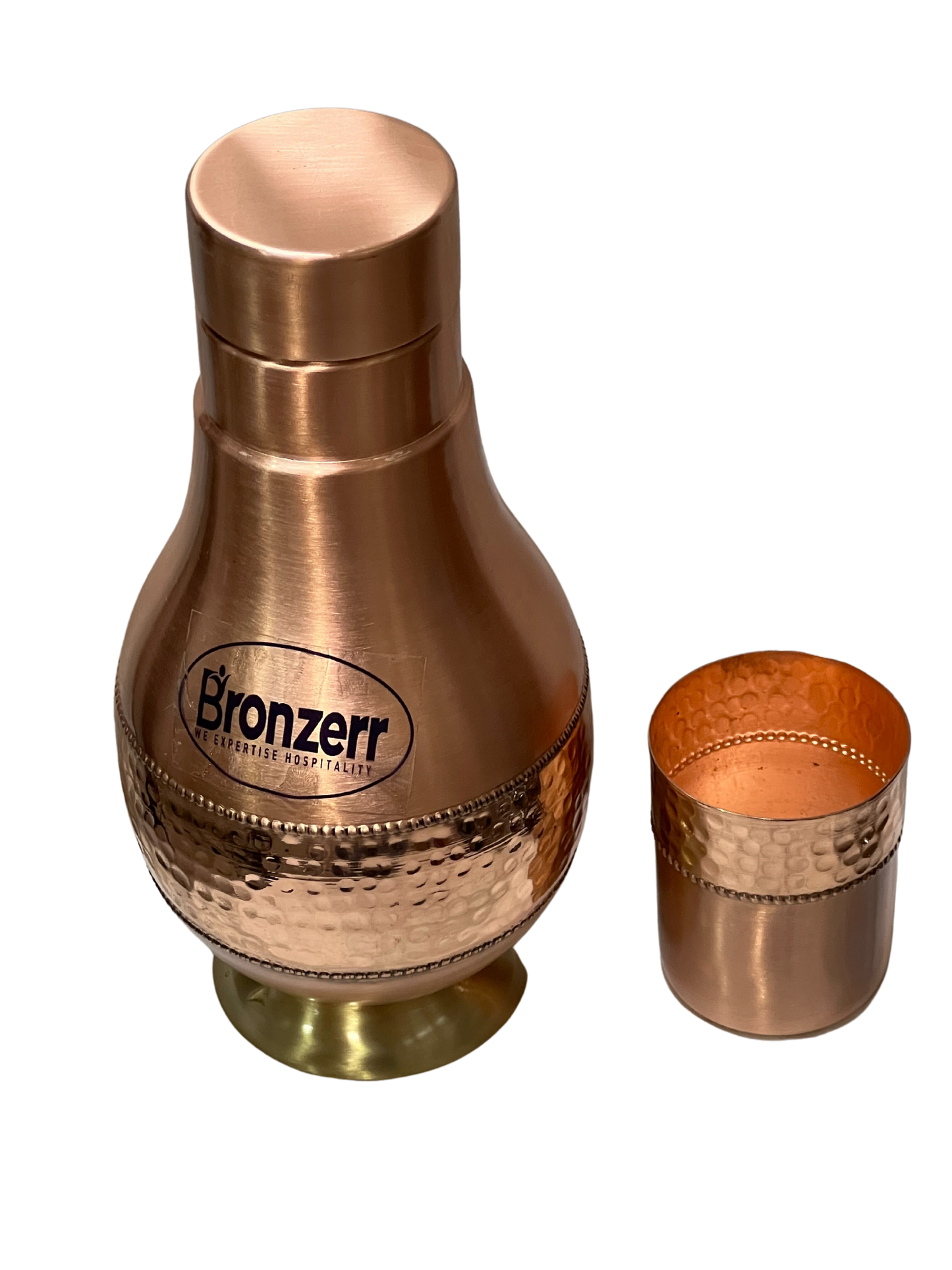 Bronzerr Copper Jug | Pitcher | Pure Copper | Plain Or Color Electroplated Outside | Color Gift Box | Ideal Gift - Premium Copper Jug from Bronzerr - Just Rs. 1622! Shop now at Surana Sons