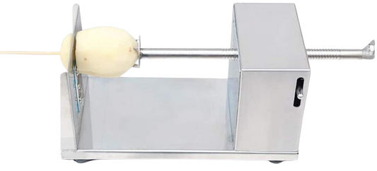 Stainless Steel Potato Slicer Cutter Machine Twister Curly Spiral French Fry Tornado Manual Stainless Steel Twisted Potato Slicer Spiral Vegetable - Premium Adjustable kitchen slicer from Generic - Just Rs. 1150! Shop now at Surana Sons