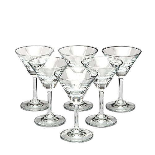 Ocean Classic Cocktail Set, Stemware Glass Tumbler, Set of 6, Transparent, Used for Holding and Serving Martini or Other Cocktails - Premium Cocktail Stemware from Ocean - Just Rs. 930! Shop now at Surana Sons