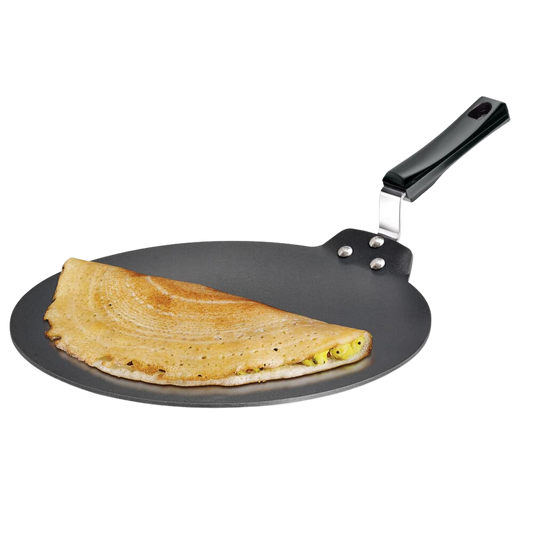 Hawkins Futura Nonstick Flat Dosa Tava, Thickness 4.88 mm (Black) - Premium Nonstick Dosa Tawa from Hawkins Futura - Just Rs. 1448! Shop now at Surana Sons