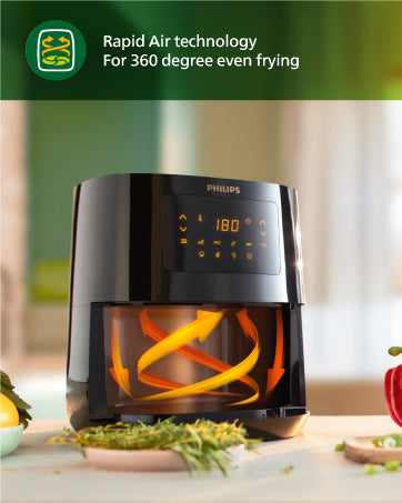 PHILIPS Essential Air Fryer  4.1 Ltr - Premium Air Fryer from Philips - Just Rs. 9095! Shop now at Surana Sons