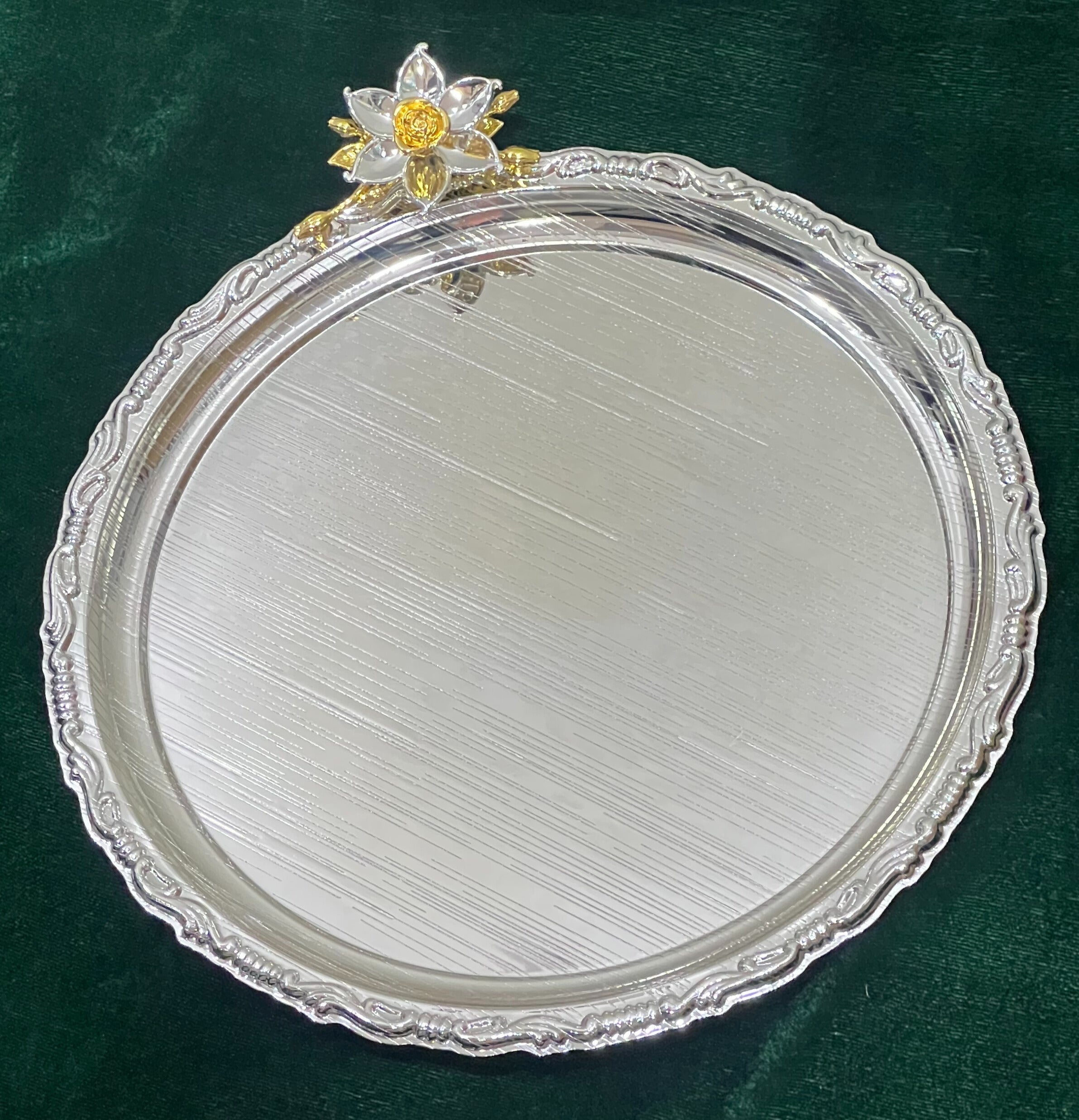 Silver coated cheap tray