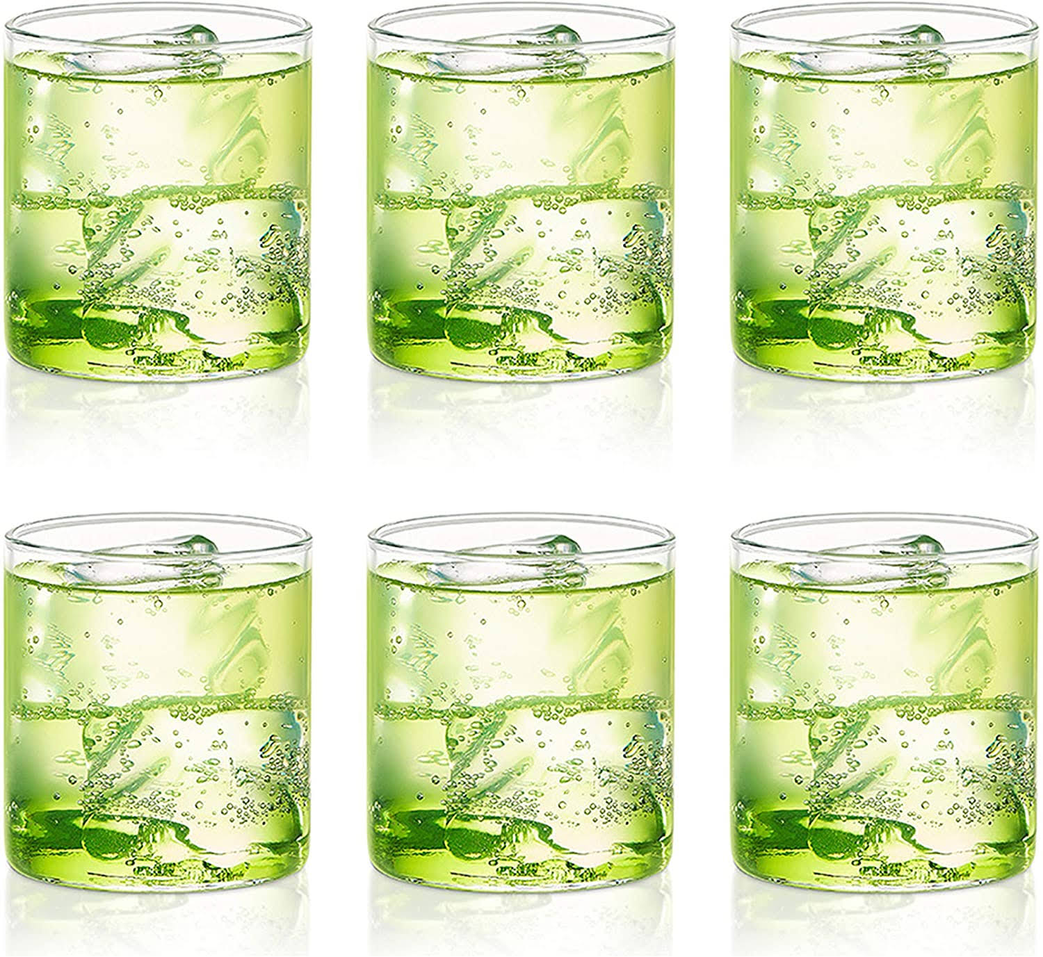 Borosil Vision Squat Glass, Feather Light, 205 ML, Set of 6 Oven, Microwave, Freezer Safe - Premium glass tumblers from Borosil - Just Rs. 445! Shop now at Surana Sons