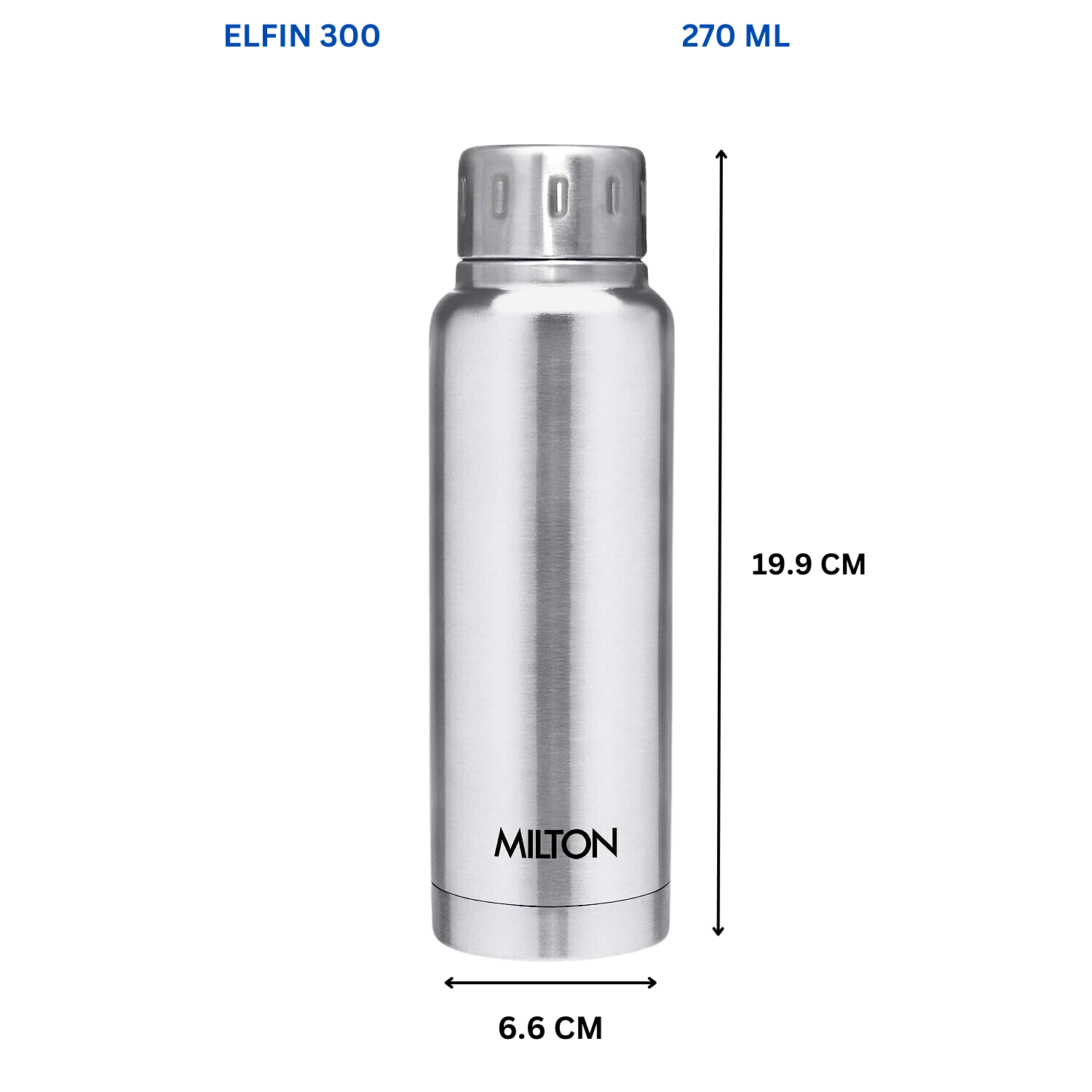 Milton Elfin Thermosteel 24 Hours Hot and Cold Water Bottle | Thermos Flask - Premium Hot & Cold Steel Vacuum Bottles from Milton - Just Rs. 476! Shop now at Surana Sons