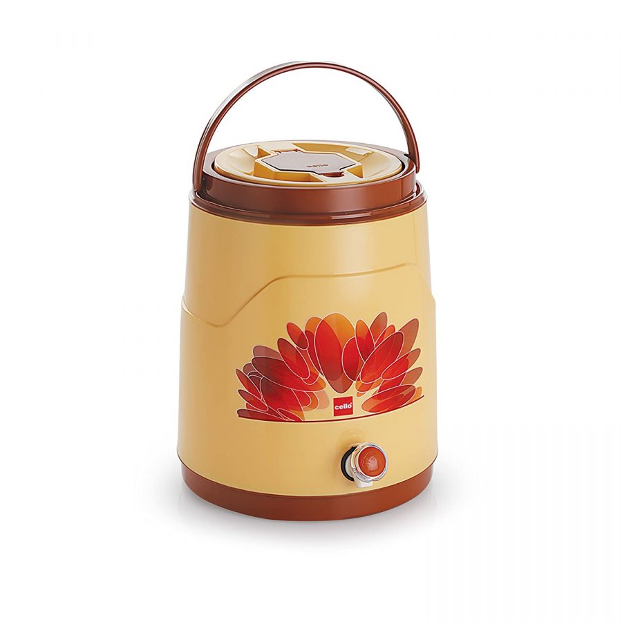 Cello Fountain PUF Insulated Easy to Carry Water Jugs With Tap | Travel | Office | Home | Shop - Premium Water Jugs from Cello - Just Rs. 640! Shop now at Surana Sons